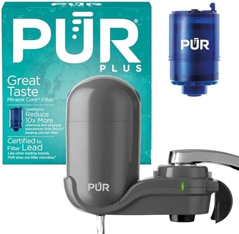 PUR PLUS Vertical Faucet-Mount Water Filtration System