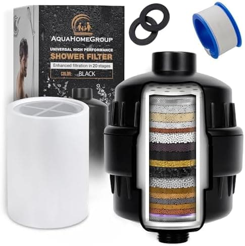 AquaHomeGroup 20 Stage Shower Filter with Vitamin C & E