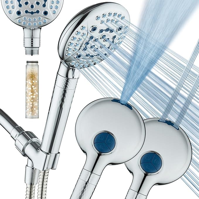 AquaCare High Pressure 10-Mode Filtered Handheld Shower Head